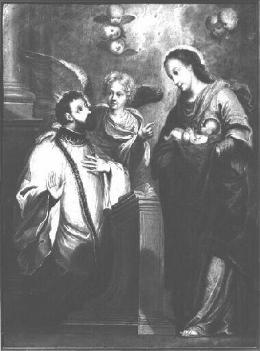 Apparition de la Vierge et de l'Enfant Jésus à saint-François-Xavier
