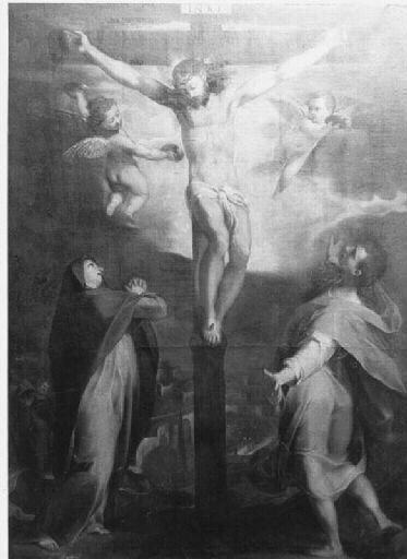 Le Christ en croix avec la Vierge et St-Jean