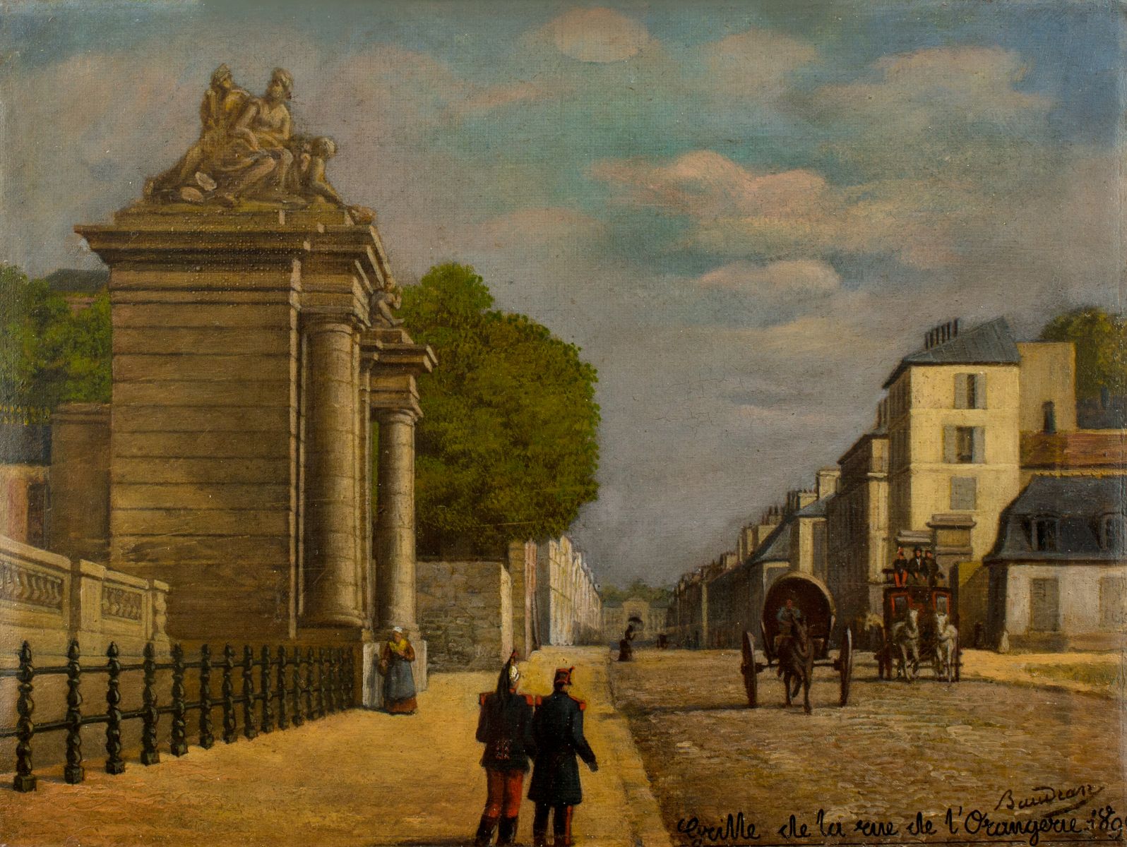 La grille de la rue de l'Orangerie