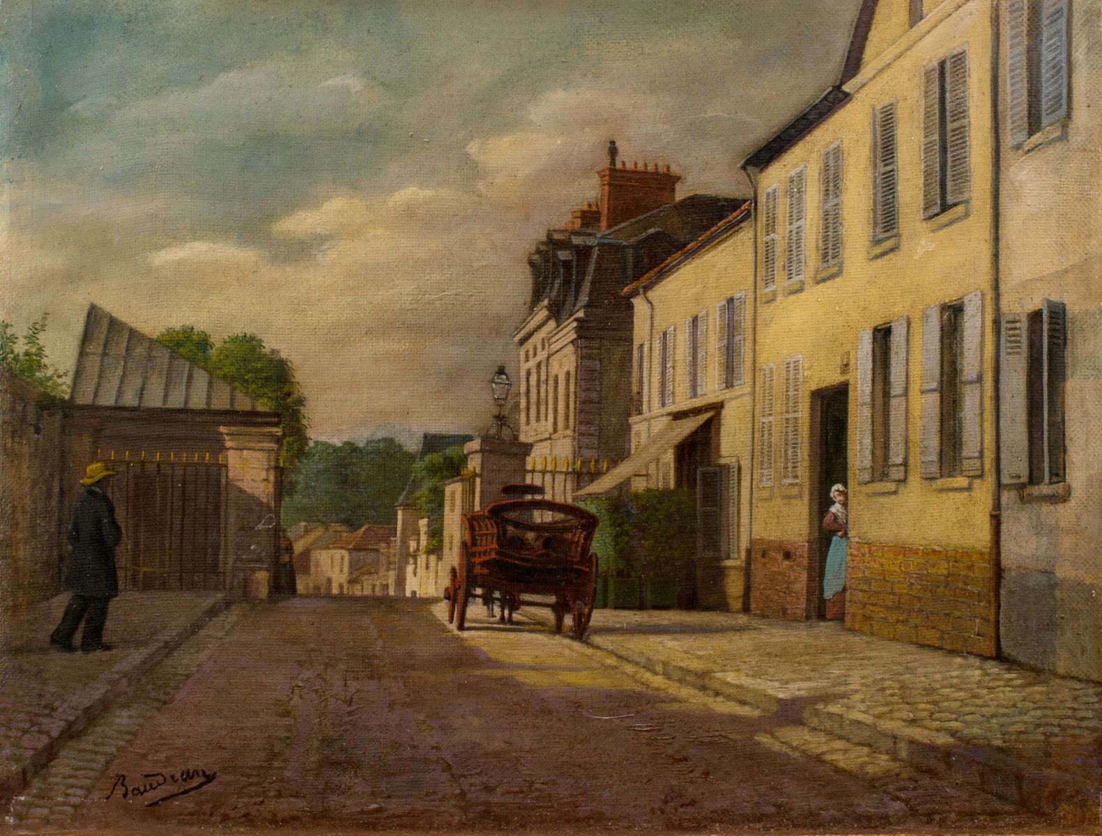 La grille de la rue de l'Ermitage