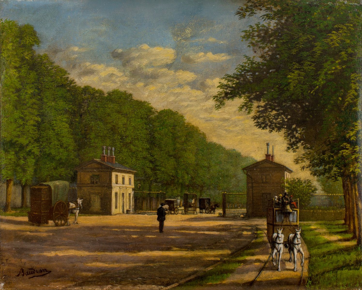 La grille de l'avenue de Paris