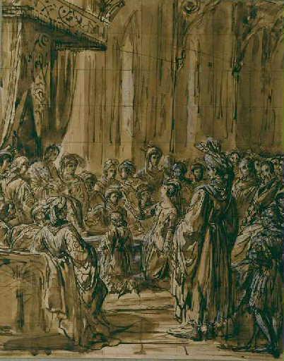 Valentine de Milan demande justice pour l'assassinat du duc d'Orléans son époux, novembre 1407