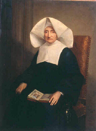 Religieuse vue à mi-corps