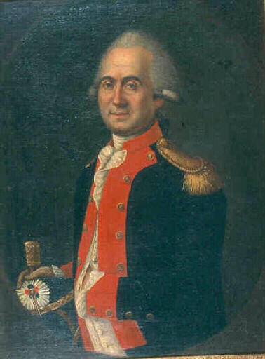 Pierre-François-Xavier de Ferre du Pommier (1727-1801), garde du Corps du Roi, oncel et parrain de Louis-François