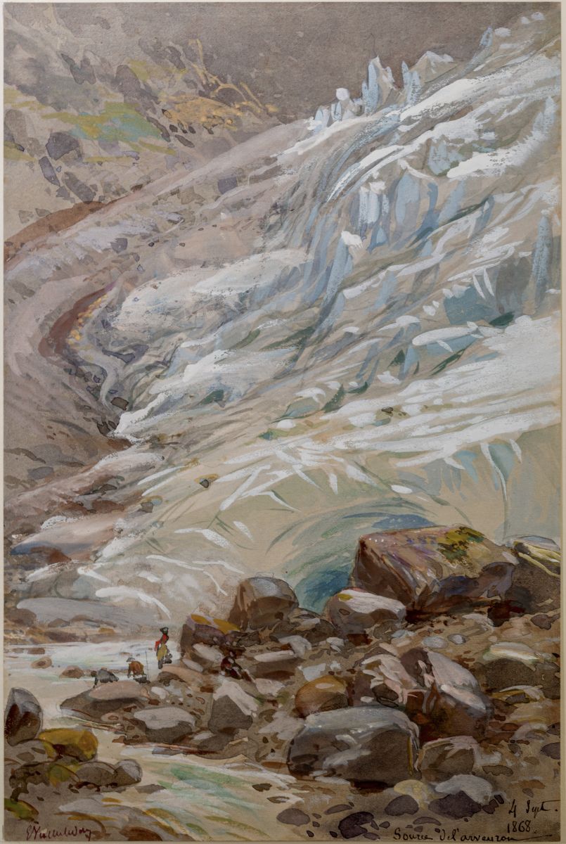 La source de l'Arveyron