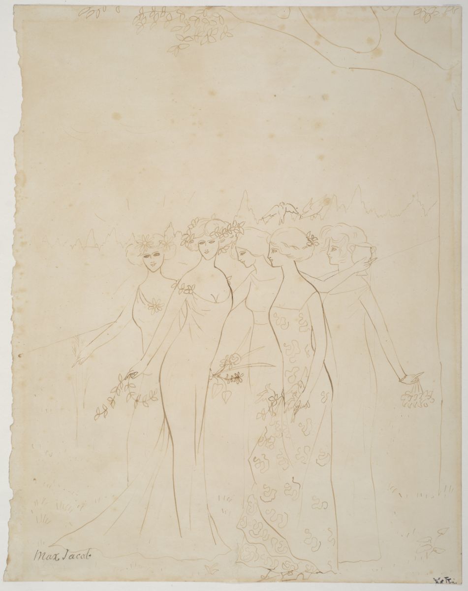 Cinq jeunes femmes ; Groupe de cinq femmes (titre ancien) ; Groupe de femmes (titre ancien)