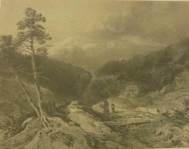 Vallée suisse ; Vallée suisse, traversée par une route (titre ancien)