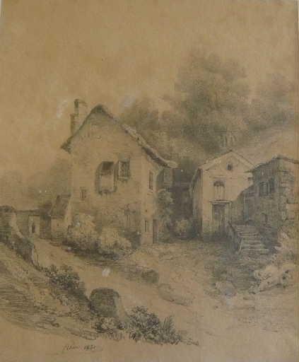 Ferme ; Intérieur de ferme (titre ancien)