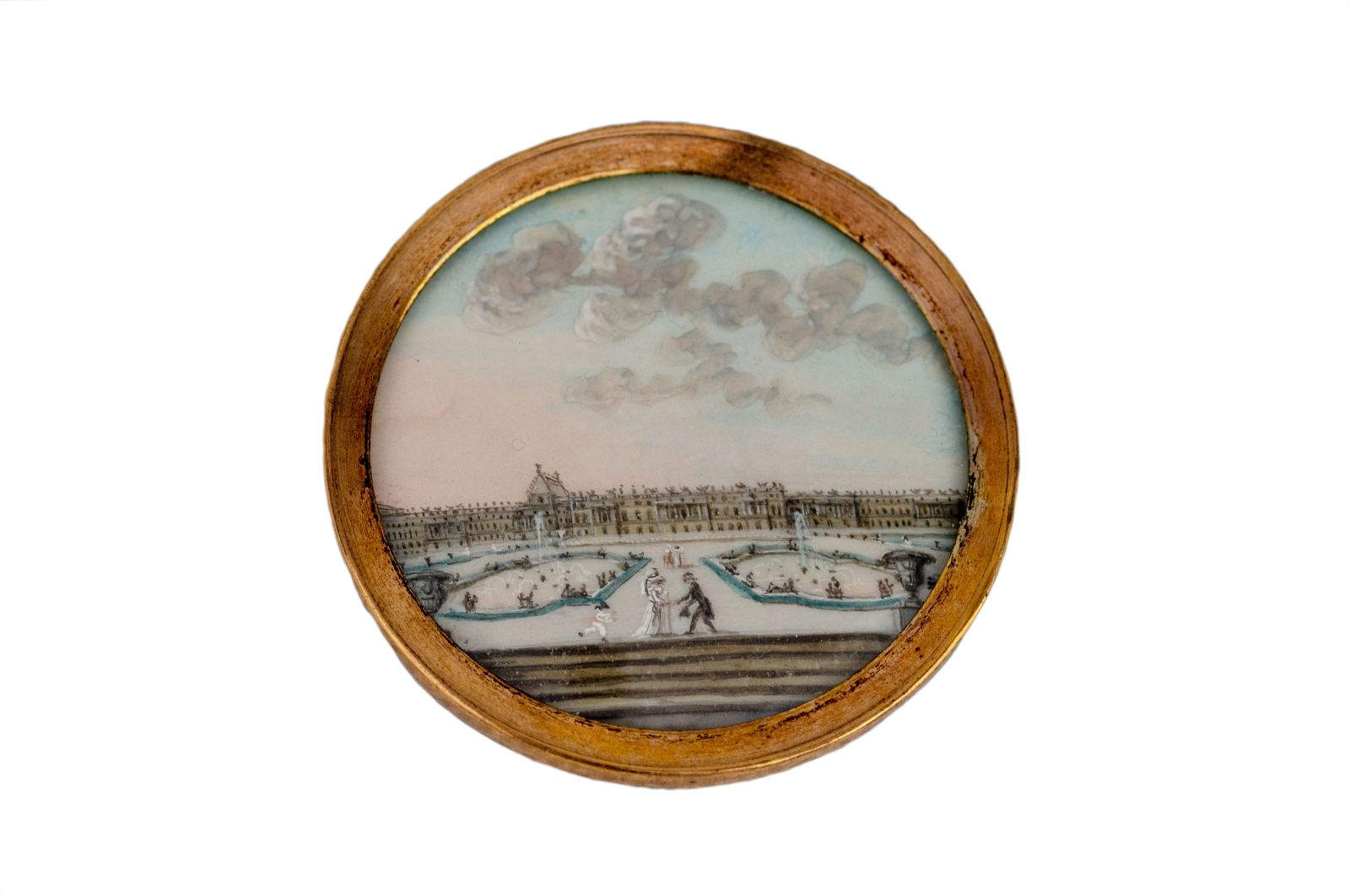 Le parterre d'Eau et la façade du château