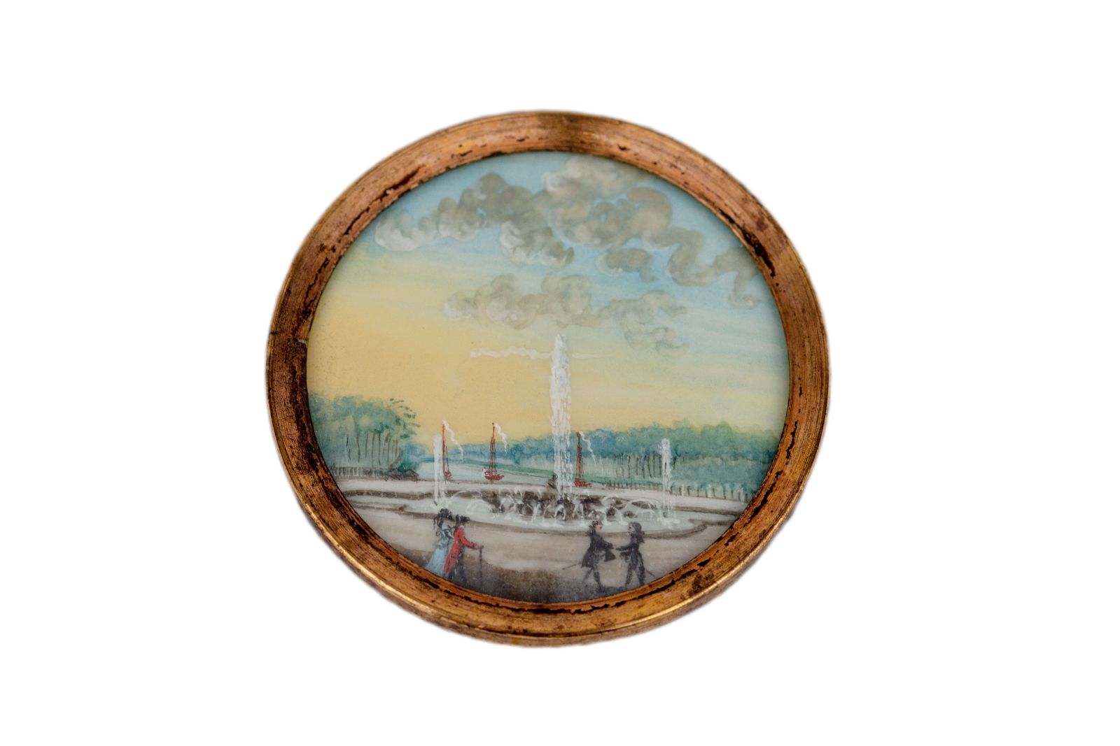 Le bassin d'Apollon, avec vue sur le Grand Canal
