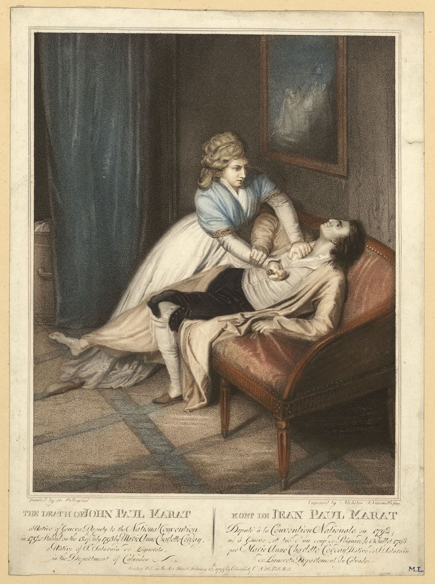 The death of John-Paul Marat / Mort de Jean-Paul Marat