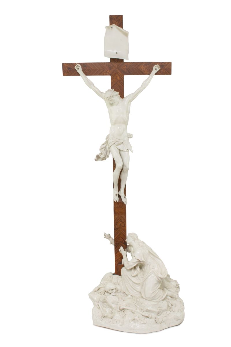Calvaire : le Christ, Marie-Madeleine