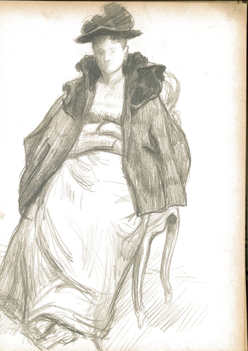 Étude d'après Pauline Romazotti