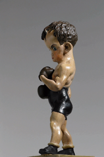 Le jeune pugiliste renfrogné ; La boxe