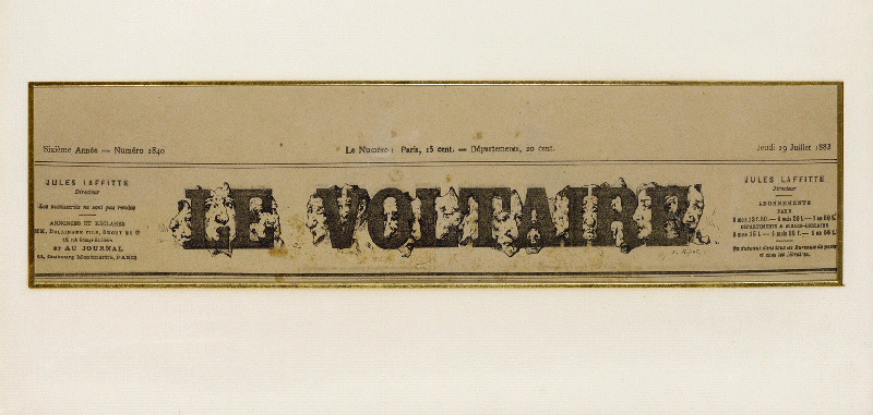 Macédoine de têtes ; Journal Le Voltaire