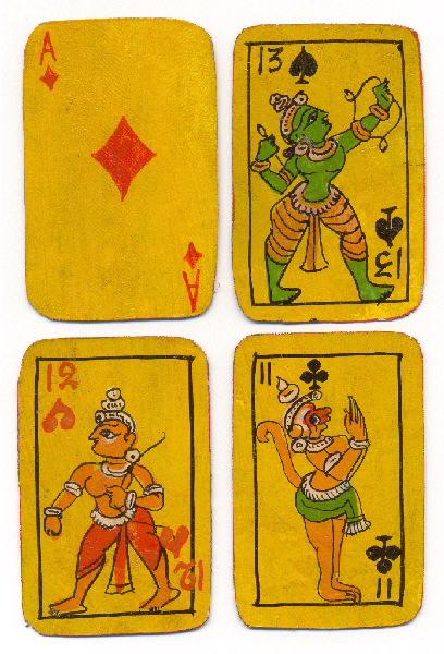 GANJIFA A ENSEIGNES FRANCAISES (titre d'usage)