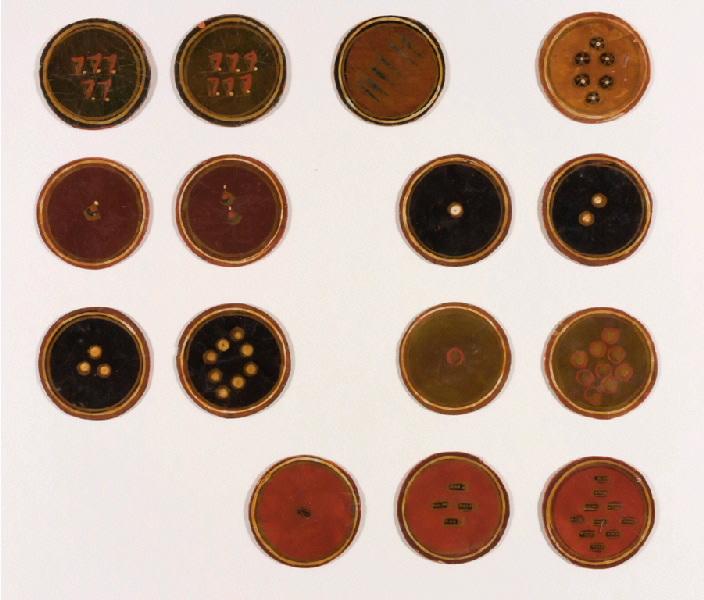 CARTES D'UN GANJIFA MOGHOL (titre d'usage)