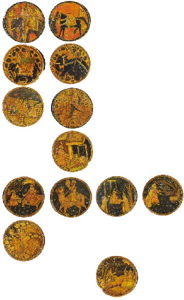 CARTES D'UN GANJIFA MOGHOL (titre d'usage)