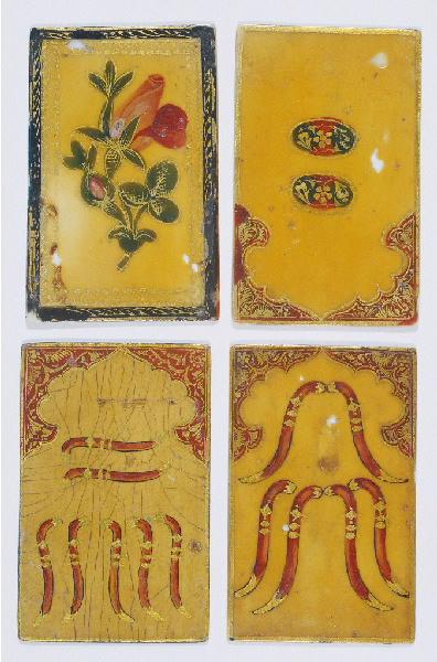 CARTES D'UN GANJIFA MOGHOL (titre d'usage)