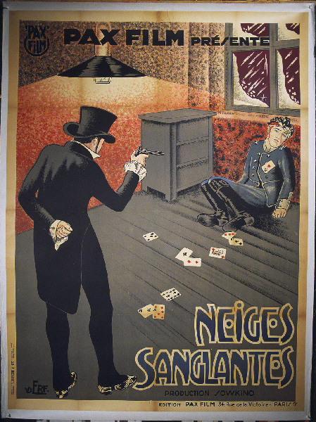 AFFICHE DU FILM 'NEIGES SANGLANTES' (titre inscrit) ; SOYUZ VELIKOGO DELA (titre original)