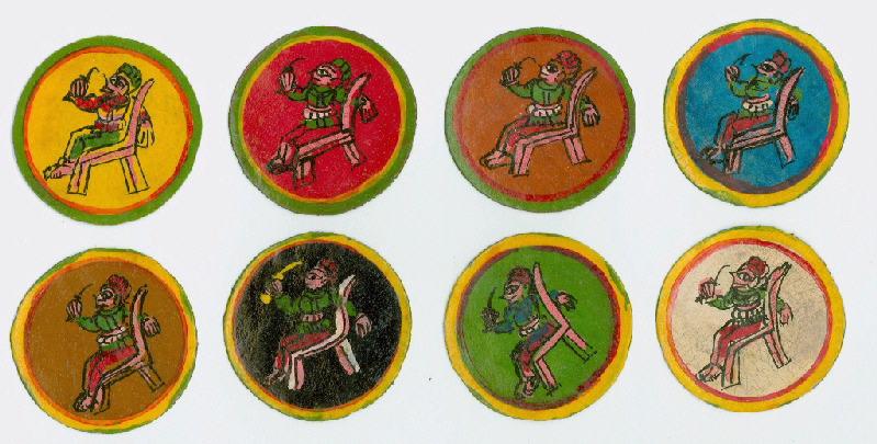 GANJIFA AUX OISEAUX (titre factice)