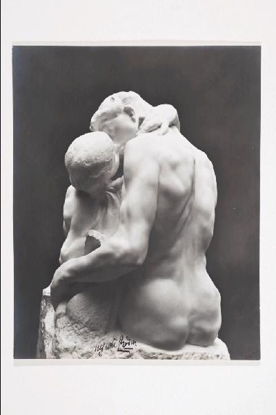 PHOTOGRAPHIE 'LE BAISER D'AUGUSTE RODIN'