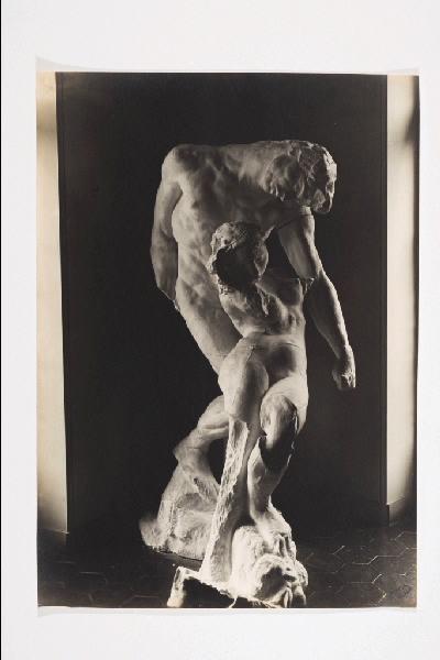 ASSEMBLAGE DE 'L'OMBRE ET LA VOIX INTERIEURE' D'AUGUSTE RODIN (GROUPE DE FACE)