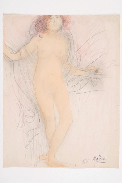 'FEMME NUE' (DEBOUT DE FACE) OU 'DANSEUSE DEBOUT'