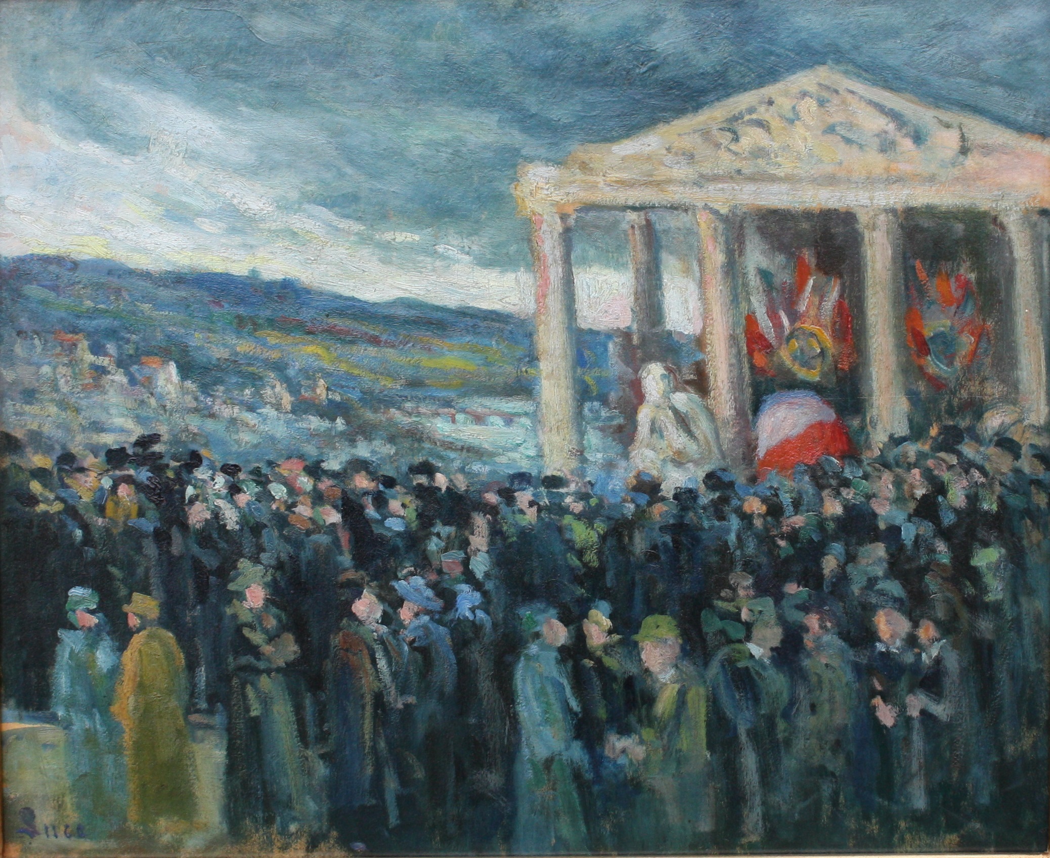 L'enterrement de Rodin à Meudon