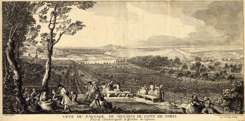 Veue du paysage de Meudon du coté de Paris