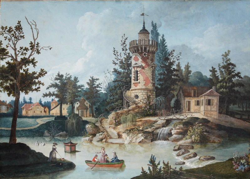 La tour Marlborough, hameau du château de Bellevue