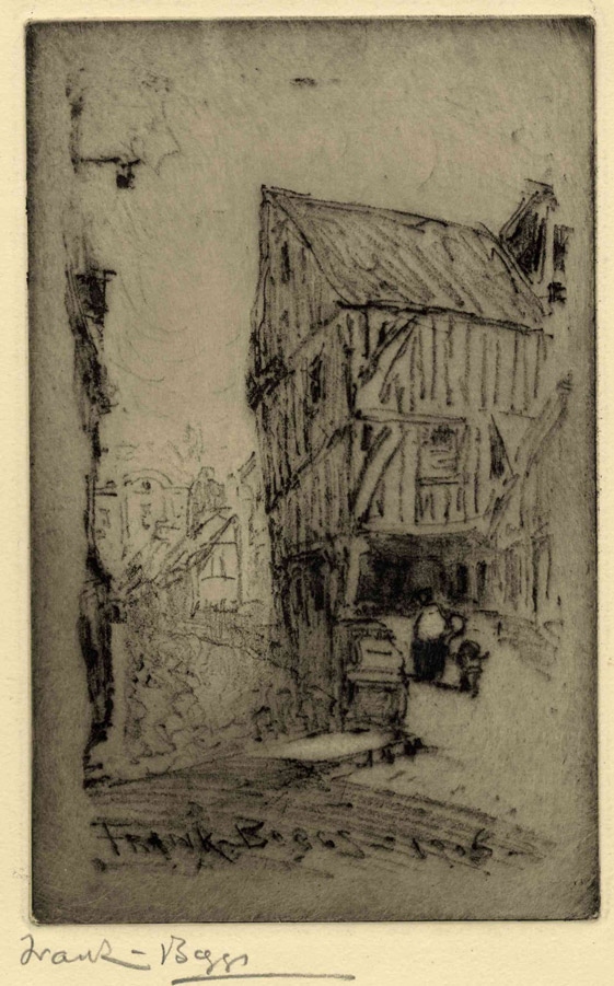 Vieilles maisons à Caudebec