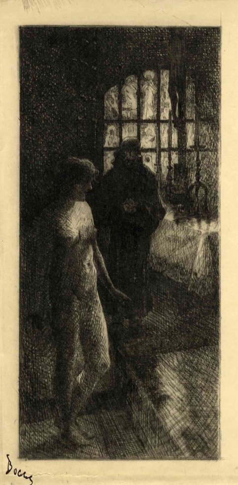 Nu dans une église