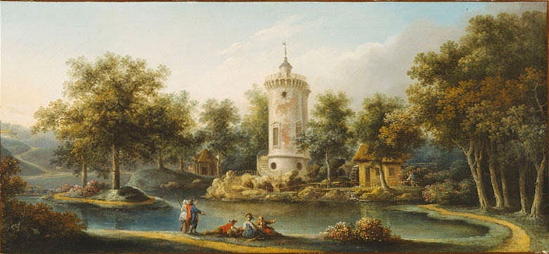 La tour de Marlborough dans le jardin de Mesdames à Bellevue (Inventaire)
