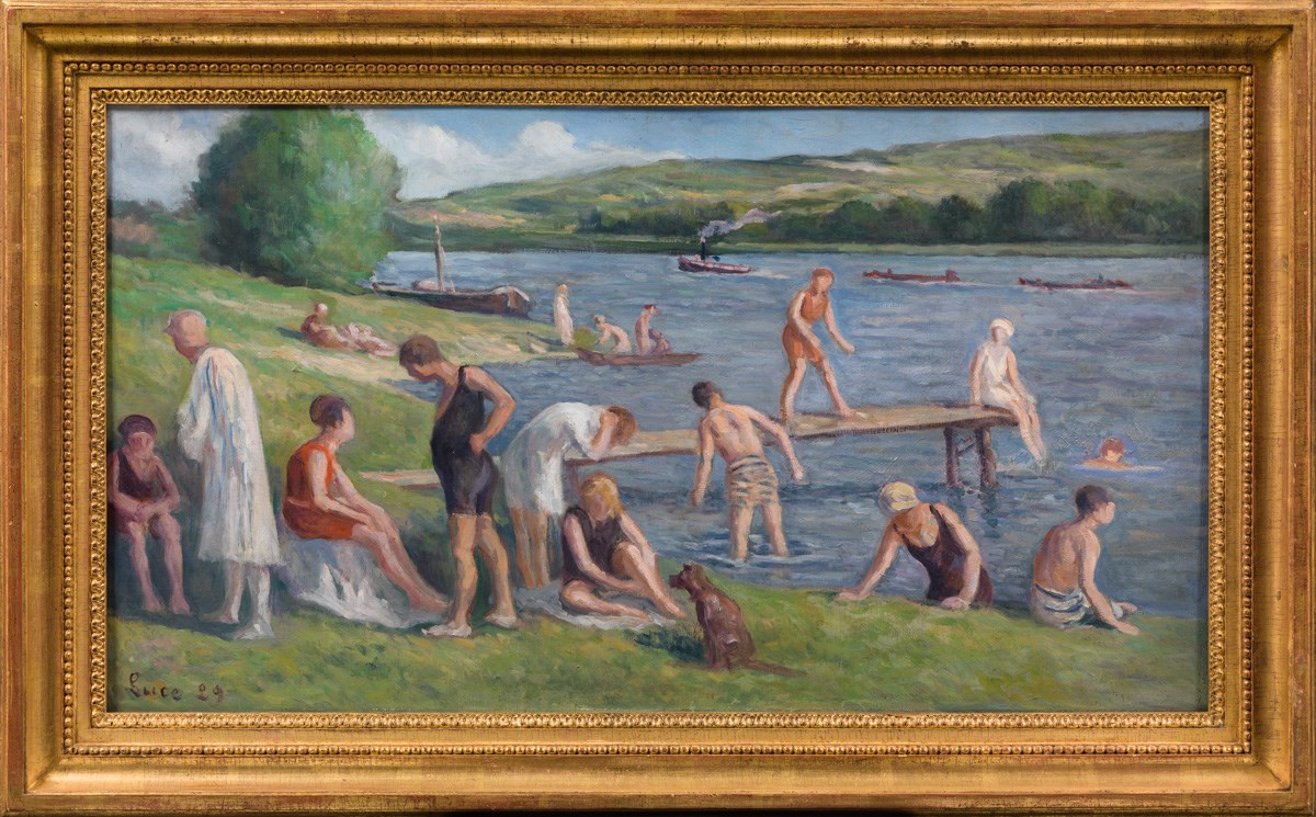 Bord de la Seine - Baignade