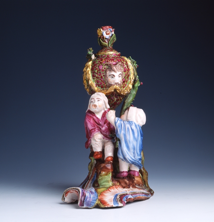 Pot-pourri à décor caillouté