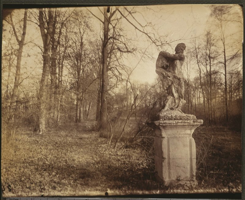 Sceaux. Parc. Bassin de l'Octogone. Statue : L'Enlèvement de Proserpine (aujourd'hui en haut des cascades)