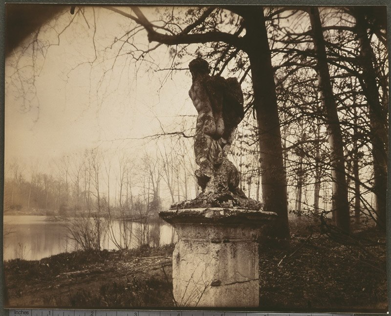 Sceaux. Parc. Bassin de l'Octogone. Statue : L'Enlèvement de Proserpine (aujourd'hui en haut des cascades)