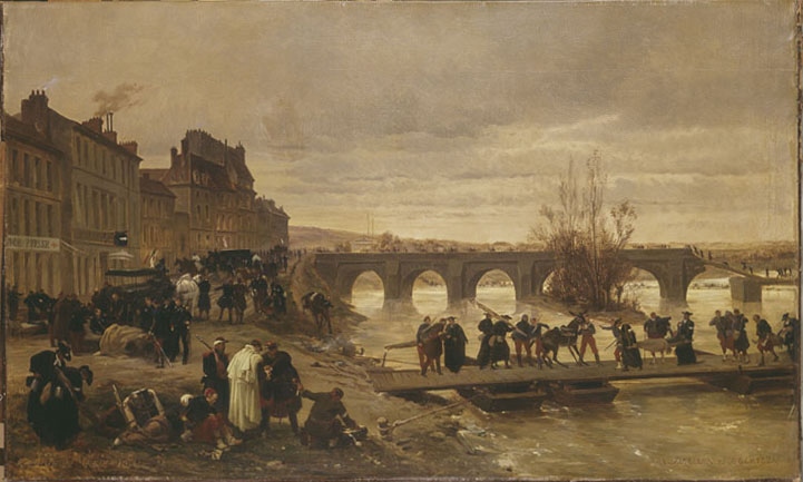Ambulance de la Presse à Joinville pendant le siège de Paris 1870-71