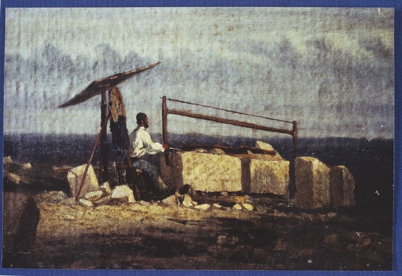 Tailleur de pierre dans la plaine Saint Denis ou plateau de Chatillon ?