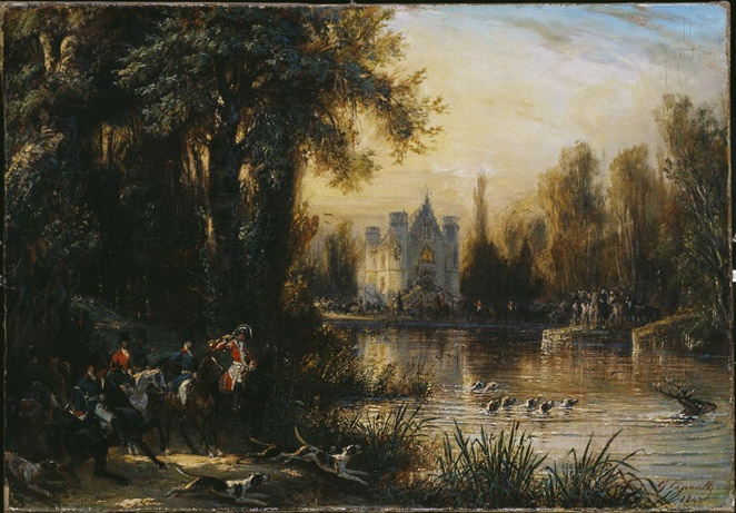 Le bat l'eau à l'Etang de la Reine Blanche