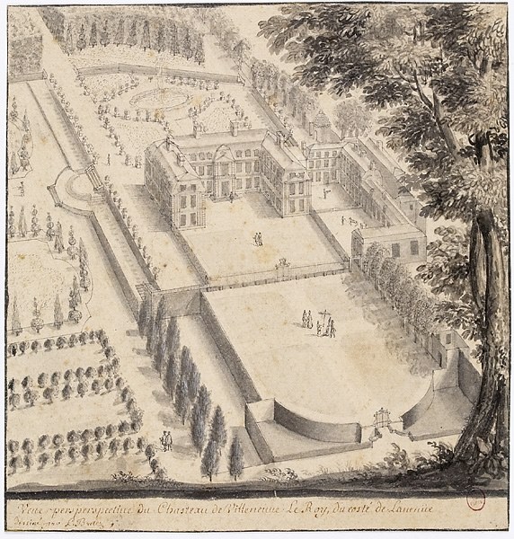 Le château de Villeneuve-le-Roy au XVIIIe siècle