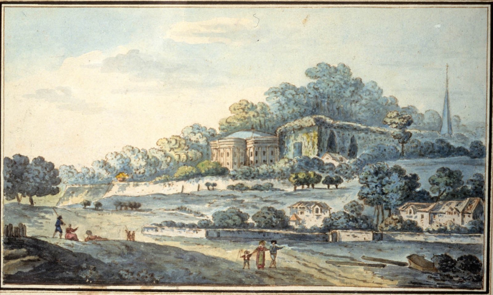 Vue du château de Montmorency (Titre forgé)