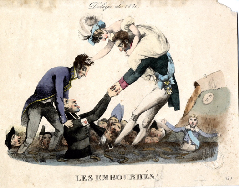 Déluge de 1830 ; Les embourbés