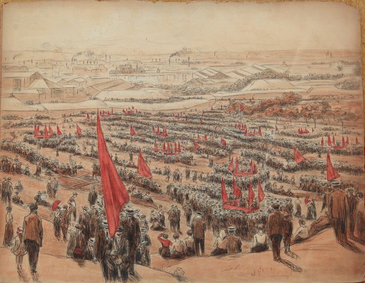 Manifestation du Pré St Gervais