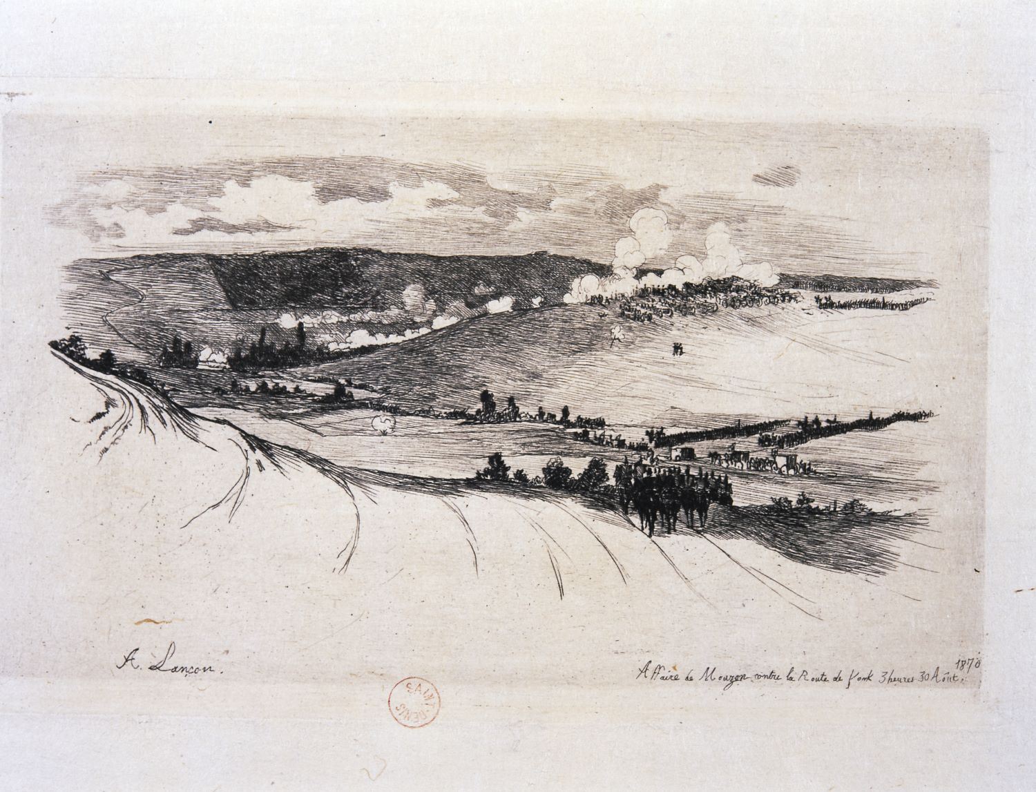 Affaire de Mouzon contre la route de Yoncq, 30 août 1870, 3 heures