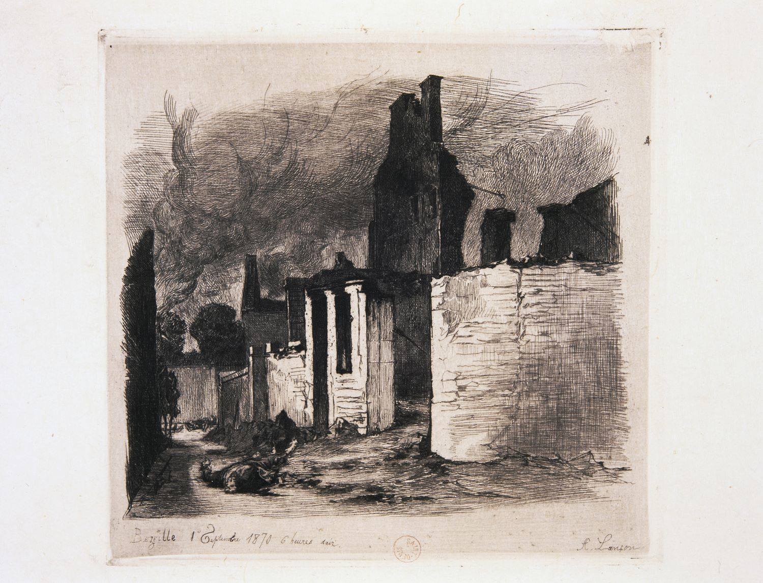 Bazeilles, 1er septembre 1870, 6 heures soir