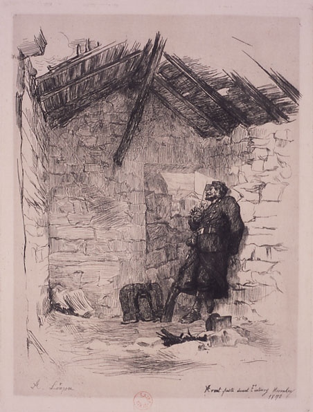 Avant-poste devant Fontenay, novembre 1870