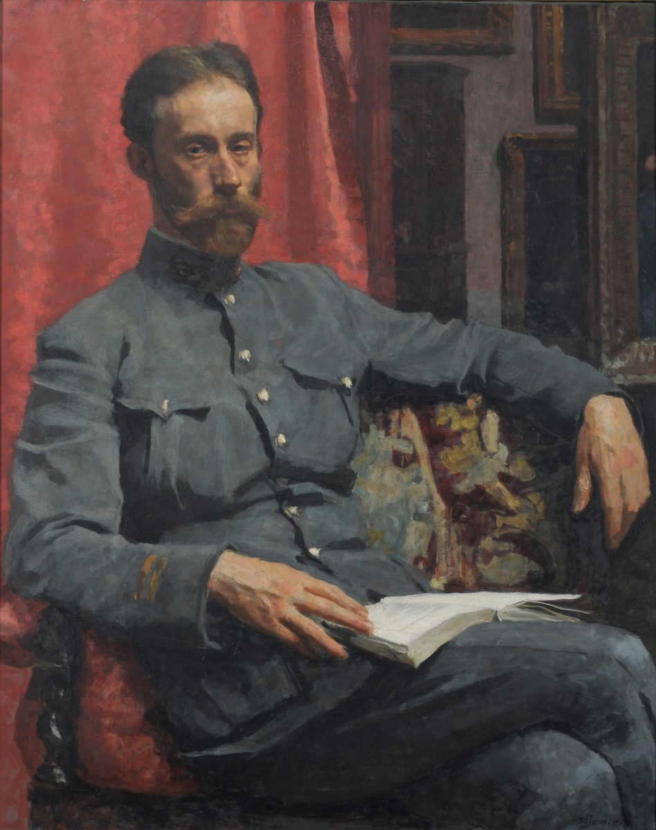 Portrait du docteur Georges Fourquier en uniforme militaire