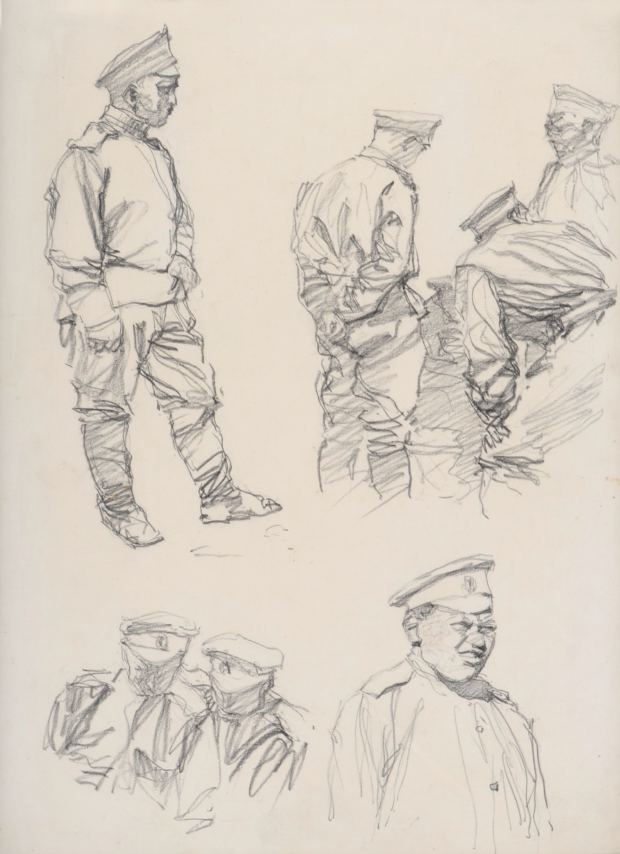 Portraits de soldats russes